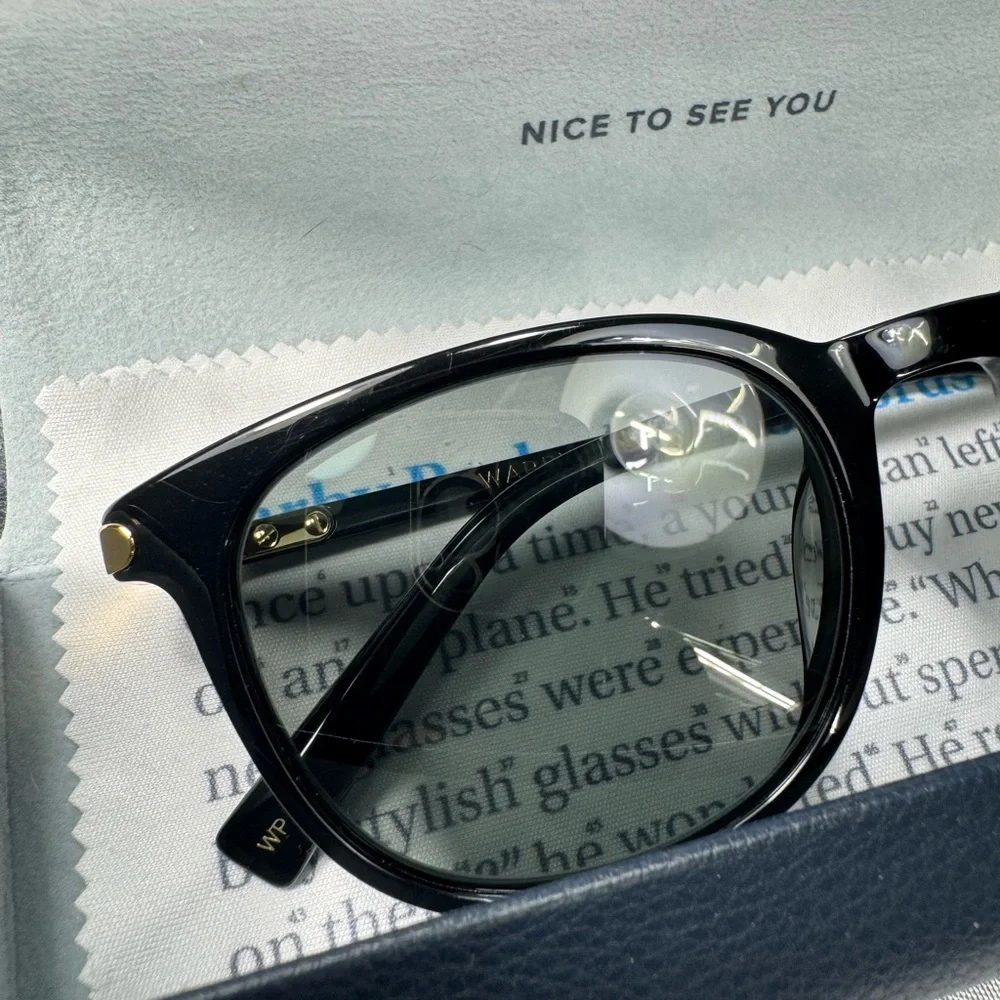 Warby Parker Durand M 3102 Black Sunglasses and Case - Picture 3 of 10